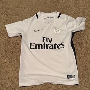 PSG Nike White Kids Small Soccer Jersey